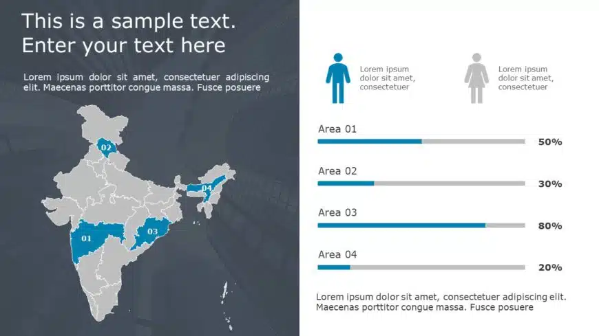 India Map 4 PowerPoint Template