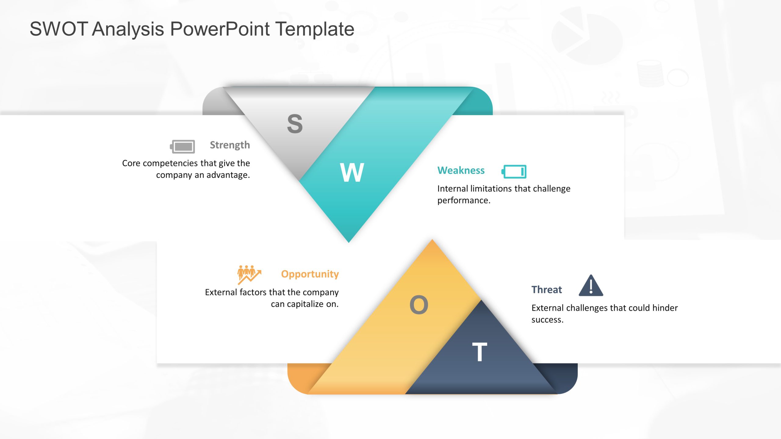 SWOT Analysis PowerPoint Slides Template