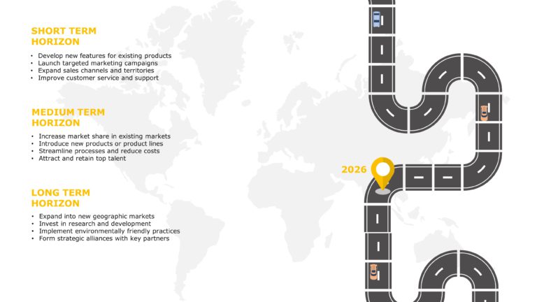 Animated Roadmap Presentation PowerPoint Template & Google Slides Theme 5