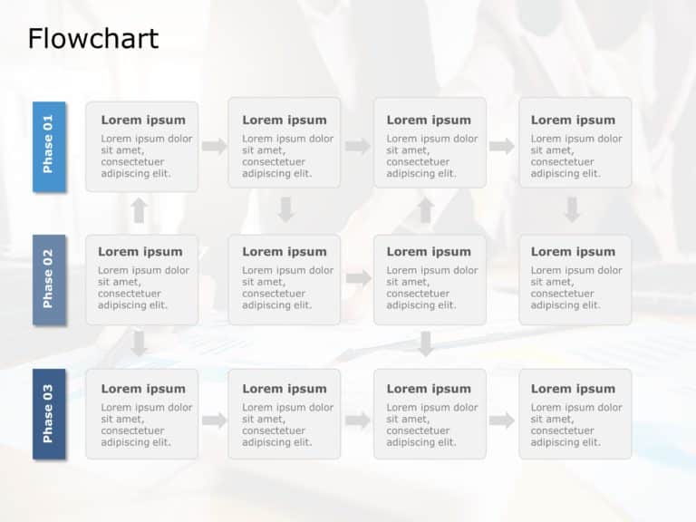 Flow Chart Templates Collection for PowerPoint & Google Slides Theme 6