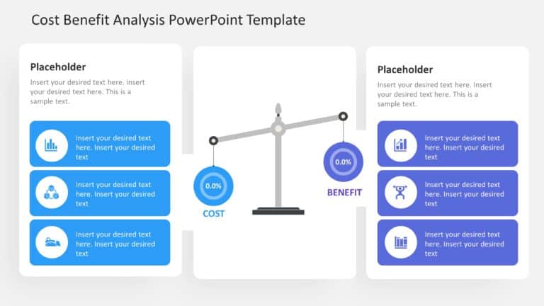 Cost Benefit Analysis PowerPoint Template & Google Slides Theme 1
