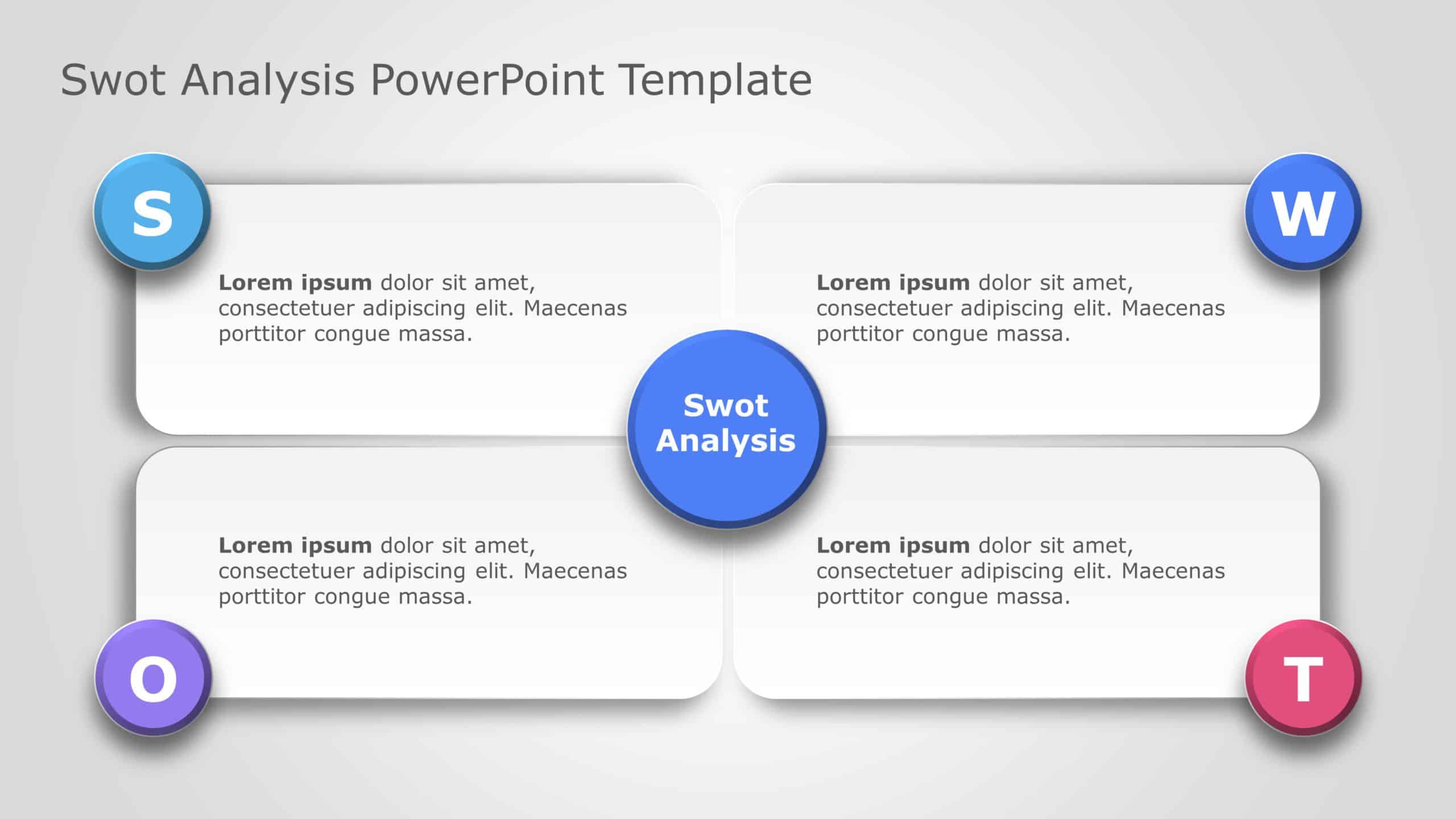 SWOT Analysis PowerPoint Template 20 & Google Slides Theme