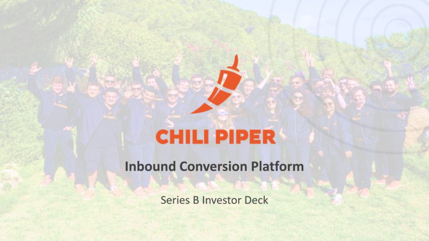 ChiliPiper Series B Pitch Deck