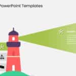 Animated Lighthouse PowerPoint Template & Google Slides Theme 1