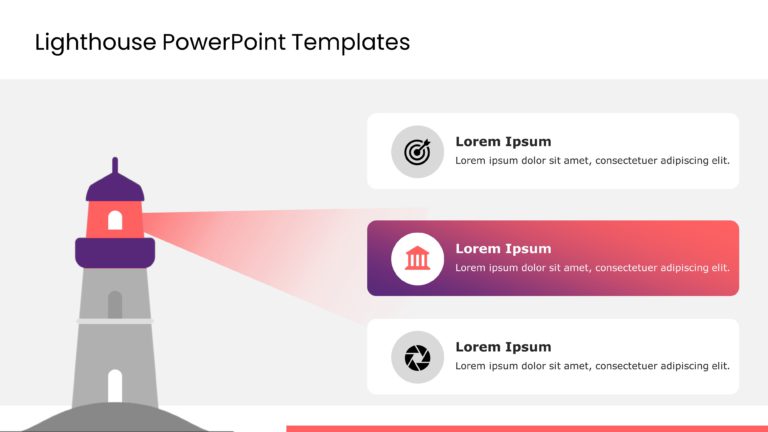 Animated Lighthouse Template For PowerPoint & Google Slides Theme 1