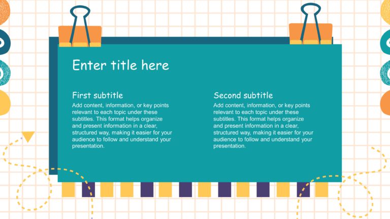 Cute Template For PowerPoint And Google Slides Theme 2