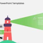 Animated Lighthouse PowerPoint Template & Google Slides Theme 2