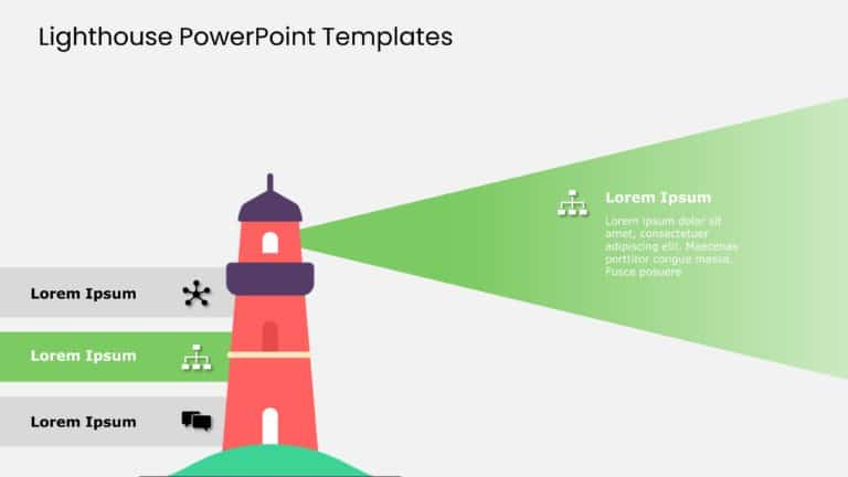 Animated Lighthouse PowerPoint Template & Google Slides Theme 2