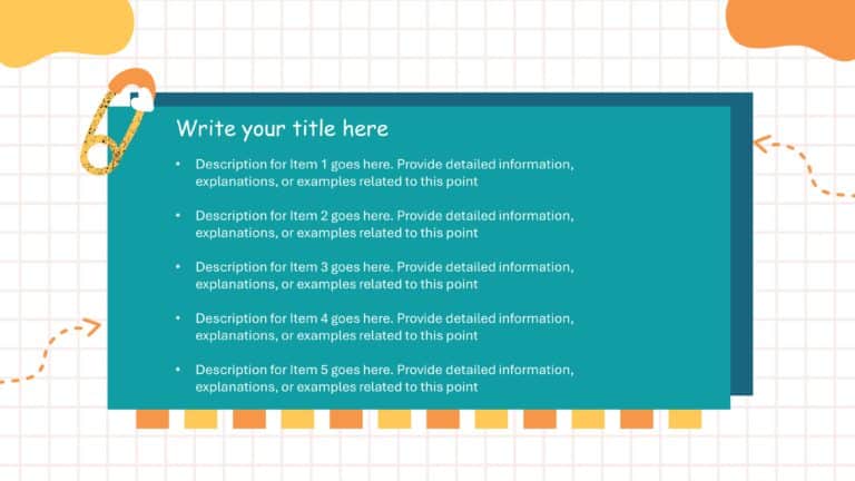 Cute Template For PowerPoint And Google Slides Theme 3