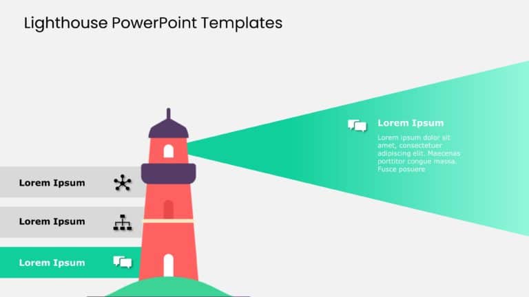 Animated Lighthouse PowerPoint Template & Google Slides Theme 3