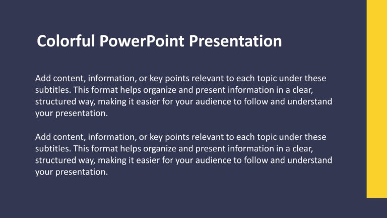 Colorful PowerPoint Template Collection & Google Slides Theme 1