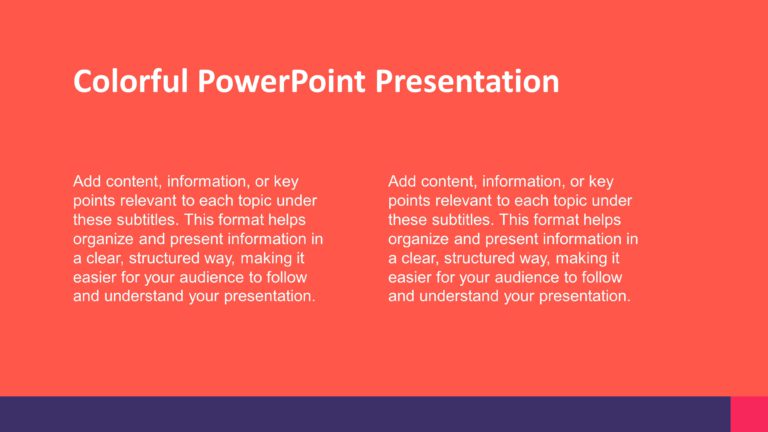 Colorful PowerPoint Template Collection & Google Slides Theme 3