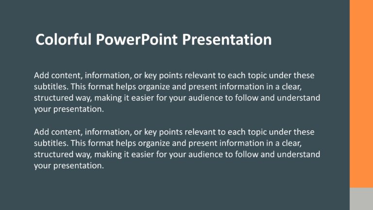 Colorful PowerPoint Template Collection & Google Slides Theme 4