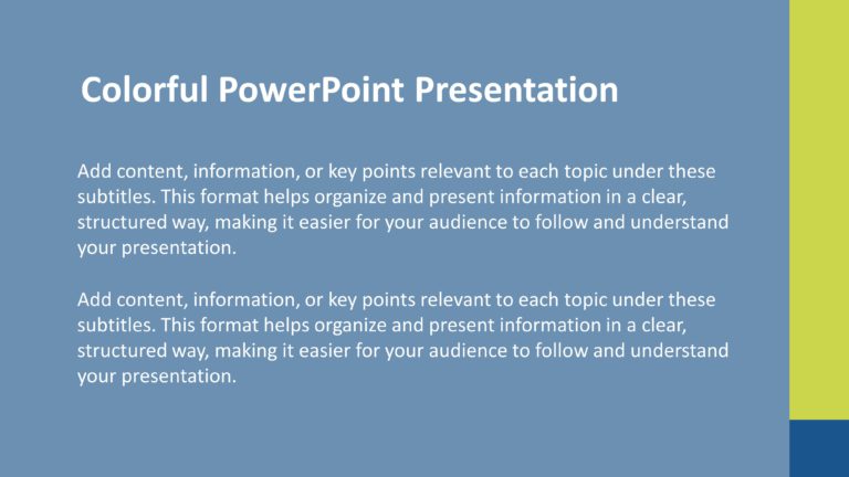 Colorful PowerPoint Template Collection & Google Slides Theme 7