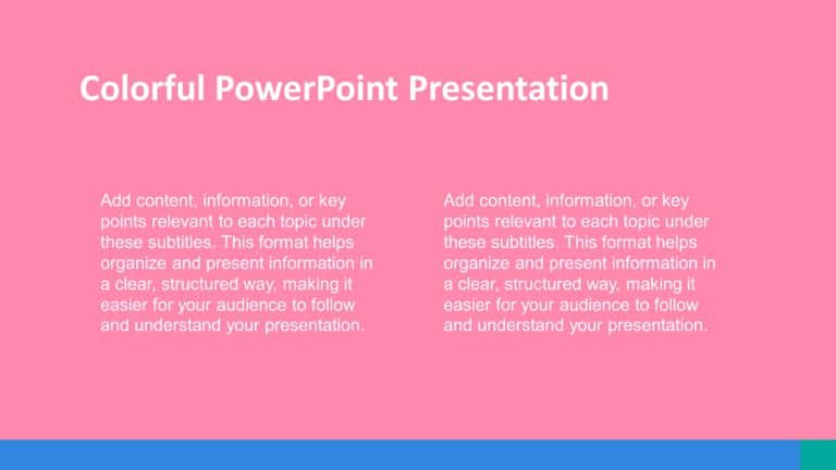 Colorful PowerPoint Template Collection & Google Slides Theme 8