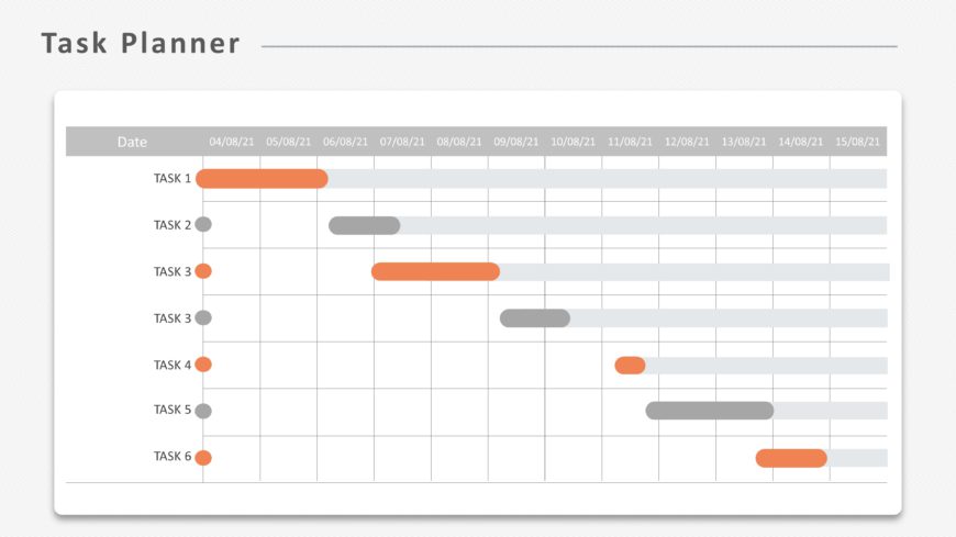 Task Planner & Daily Report PowerPoint Template