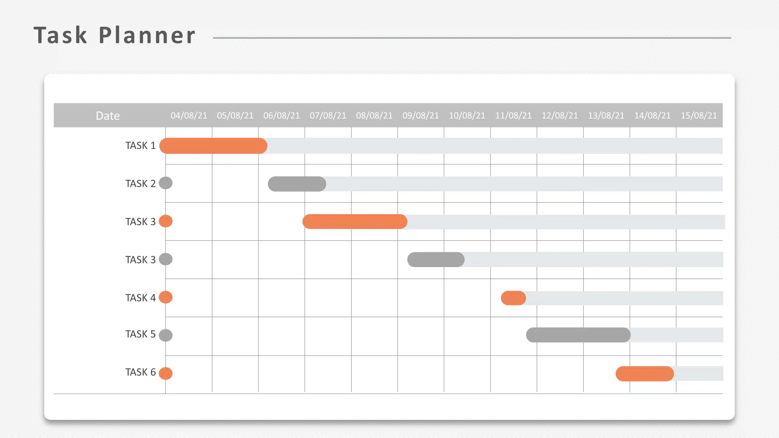 Task Planner & Daily Report PowerPoint Template & Google Slides Theme