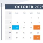 2025 PowerPoint Calendar Template & Google Slides Theme 9