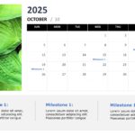 Microsoft PowerPoint Calendar Template 2025 & Google Slides Theme 9