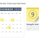 PowerPoint Weekly Calendar Template 2025 & Google Slides Theme 10