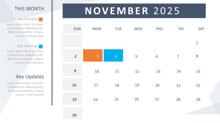 2025 PowerPoint Calendar Template & Google Slides Theme 10