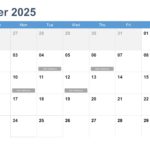 Calendar PowerPoint Template 2025 & Google Slides Theme 10