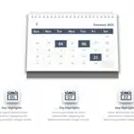 PowerPoint Calendar Template 2025 & Google Slides Theme 1