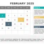 Free PowerPoint Calendar Template 2025 & Google Slides Theme 1