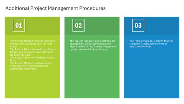 Project Management Procedures Presentation & Google Slides Theme 1