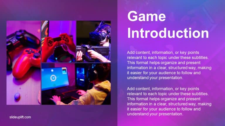 Gaming Google Slides Theme Theme 1