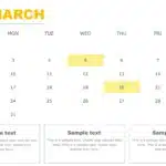 PowerPoint Quarterly Calendar Template 2025 & Google Slides Theme 2