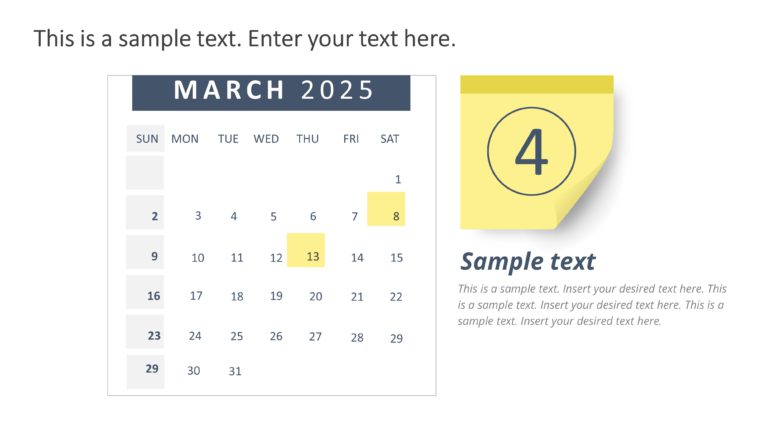 PowerPoint Weekly Calendar Template 2025 & Google Slides Theme 2