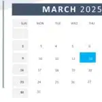 2025 PowerPoint Calendar Template & Google Slides Theme 2