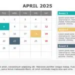 Free PowerPoint Calendar Template 2025 & Google Slides Theme 3