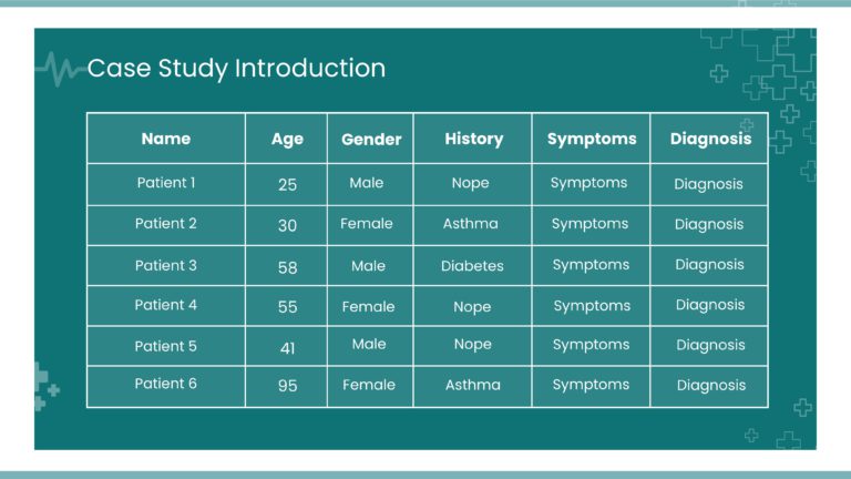 Medical PowerPoint Background & Google Slides Theme 3