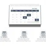 PowerPoint Calendar Template 2025 & Google Slides Theme 3