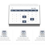 PowerPoint Calendar Template 2025 & Google Slides Theme 4