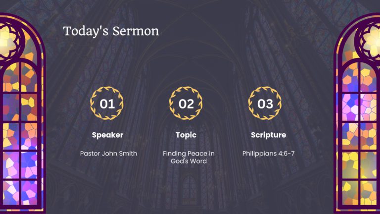 Free PowerPoint Backgrounds For Church & Google Slides Theme 4