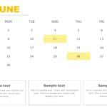 PowerPoint Quarterly Calendar Template 2025 & Google Slides Theme 5