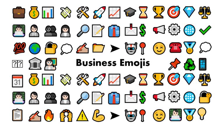 Presentation Emoji Collection for PowerPoint and Google Slides Theme 3