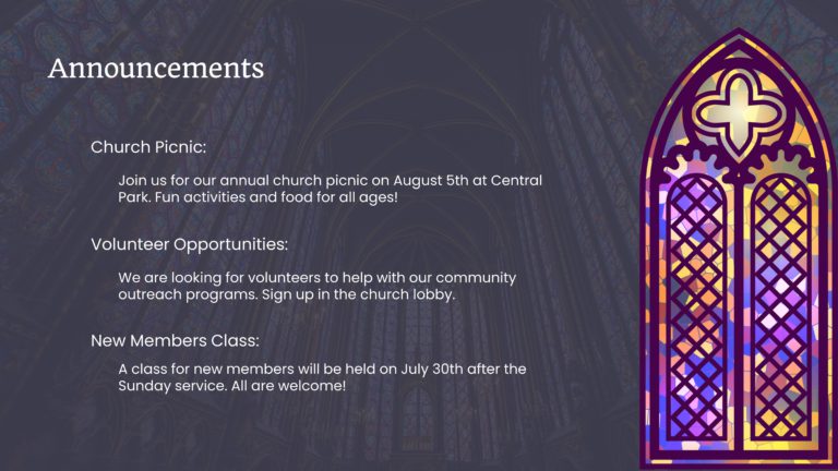 Free PowerPoint Backgrounds For Church & Google Slides Theme 5