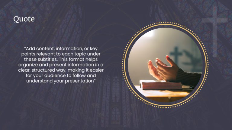 Free PowerPoint Backgrounds For Church & Google Slides Theme 6