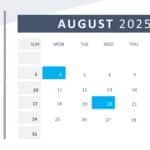 2025 PowerPoint Calendar Template & Google Slides Theme 7