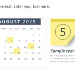 PowerPoint Weekly Calendar Template 2025 & Google Slides Theme 7