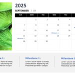 Microsoft PowerPoint Calendar Template 2025 & Google Slides Theme 8