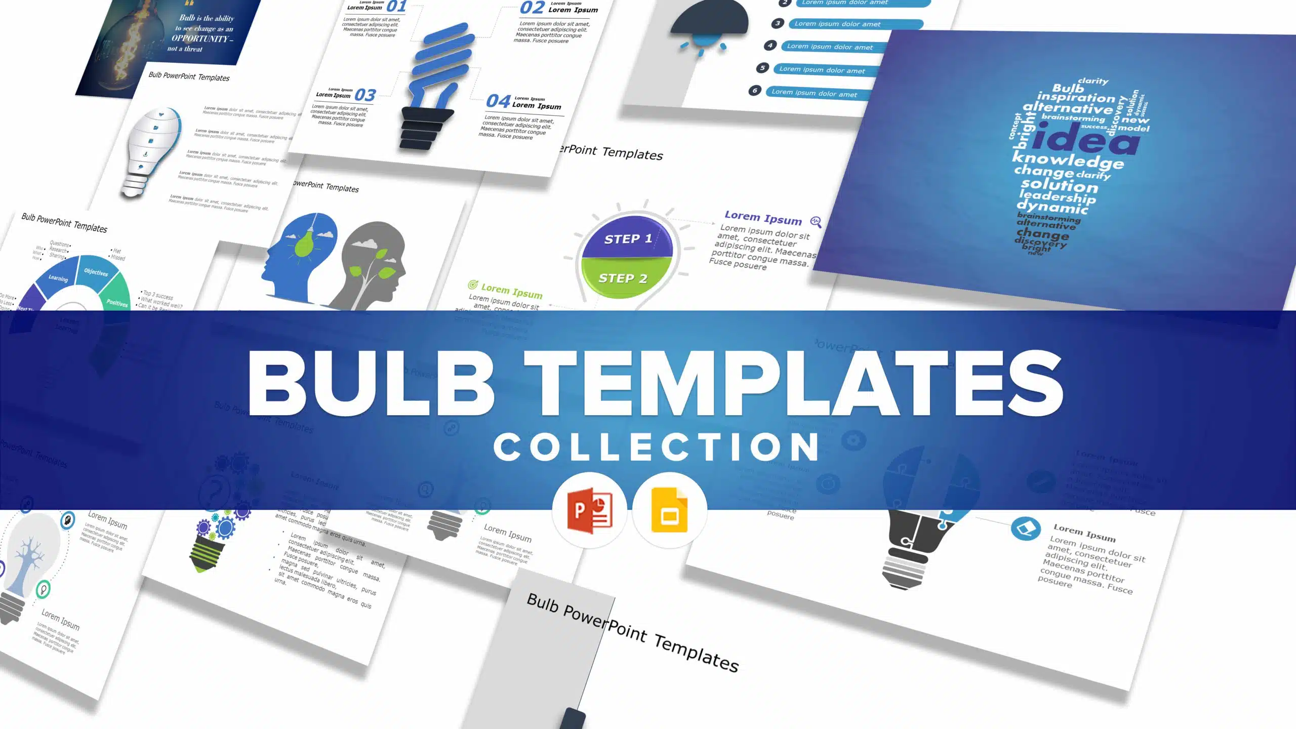 Bulb Template Collection for PowerPoint & Google Slides Theme