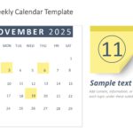 Animated Weekly Calendar Template & Google Slides Theme 10