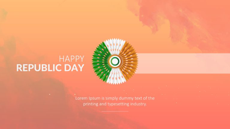 Animated Republic Day PowerPoint Template & Google Slides Theme 1