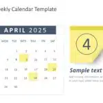 Animated Weekly Calendar Template & Google Slides Theme 3