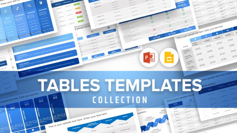 Tables for PowerPoint & Google Slides Templates Theme